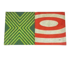 Colorful Abstract Canvas Wall Art Arnot Stripe Swirl Green Orange